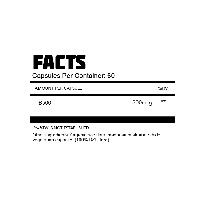 Thoroughbred Labs – TB500 Capsules - Image 2