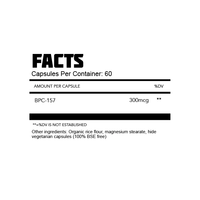 Hardcore Labs – BPC 157 Capsules - Image 2